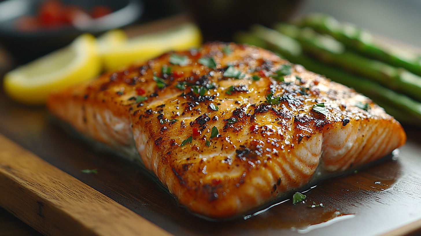 Baked Salmon with Asparagus